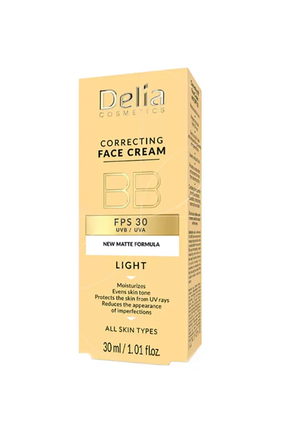 Delia Face Correcting BB Cream SPF 30 - Light