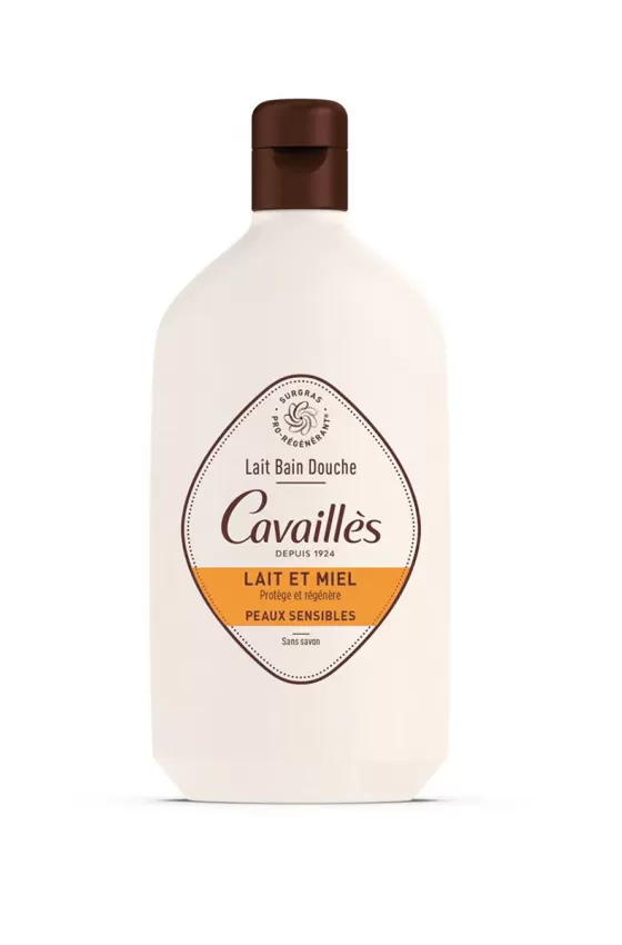ROGÉ CAVAILLÈS Milk and Honey Bath and Shower Gel - Surgras Actif